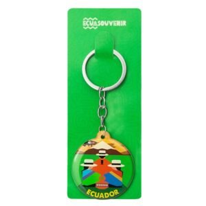 ECU-103 - Llavero Redondo de Drip Glue